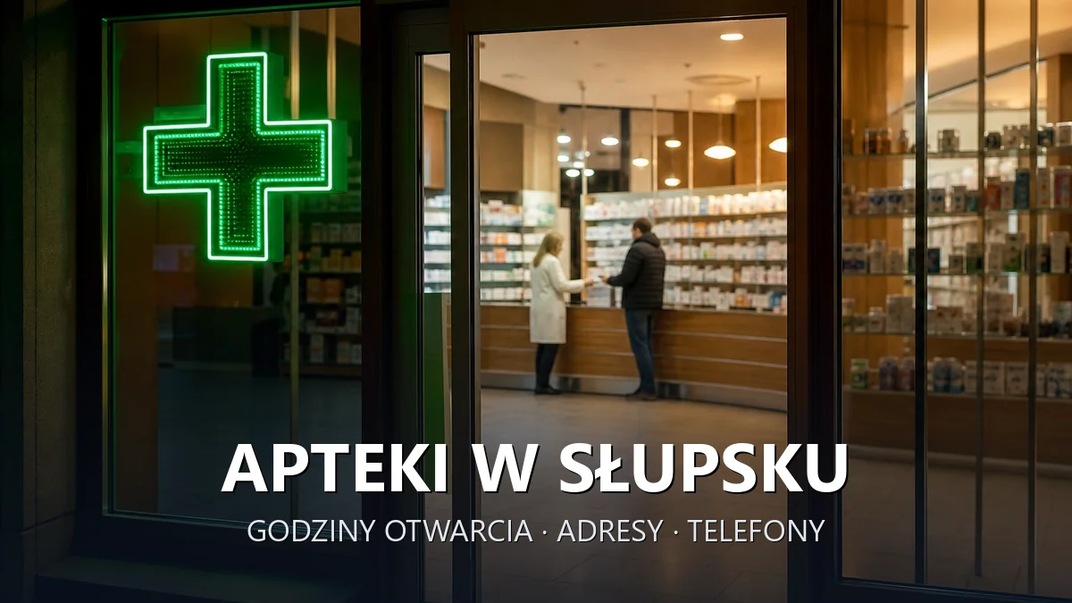 Apteki w Słupsku - godziny otwarcia i dyżury