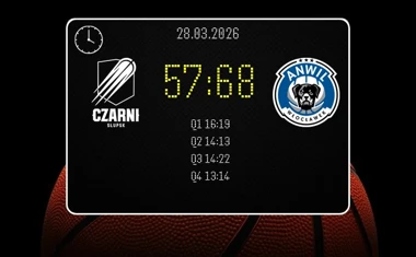 [KOSZYKÓWKA] Anwil lepszy od Czarnych w Orlen Basket Lidze – w Słupsku 57:68