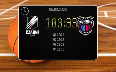 [KOSZYKÓWKA] Energa Czarni Słupsk – Arriva LOTTO Twarde Pierniki Toruń w Orlen Basket Lidze – gospodarze zwyciężają 103:93