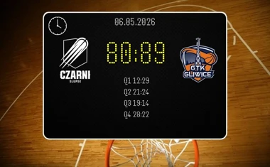 [KOSZYKÓWKA] Energa Czarni Słupsk kończą sezon zasadniczy porażką 80:89 z Tauron GTK Gliwice w Orlen Basket Lidze