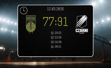 [KOSZYKÓWKA] Energa Czarni Słupsk wygrywają w Krośnie – 91:77 w Orlen Basket Lidze