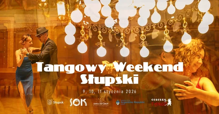 Grafika promocyjna wydarzenia 3. Tangowy Weekend Słupski — tango, koncerty i milongi w Słupsku