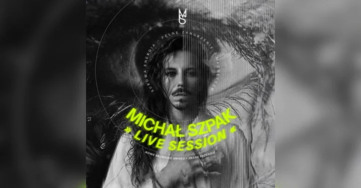 Grafika promocyjna wydarzenia Michał Szpak Live Session w Słupsku