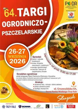 Grafika promocyjna wydarzenia 64. Targi Ogrodniczo-Pszczelarskie