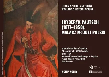 Grafika promocyjna wydarzenia Fryderyk Pautsch (1877–1950). Malarz Młodej Polski – wykład
