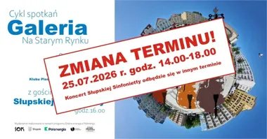 Grafika promocyjna wydarzenia Galeria na Starym Rynku – pamięci Stefana Morawskiego w Słupsku