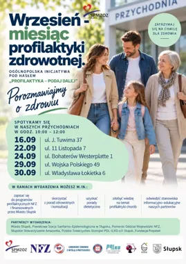 Grafika promocyjna wydarzenia Porozmawiajmy o zdrowiu