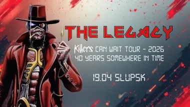 Grafika promocyjna wydarzenia The Legacy — tribute to Iron Maiden (Killers Can Wait Tour 2026) w Słupsku