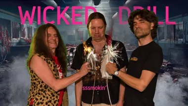 Grafika promocyjna wydarzenia Wicked Drill w Motor Rock Pub w Słupsku – koncert z Berlina
