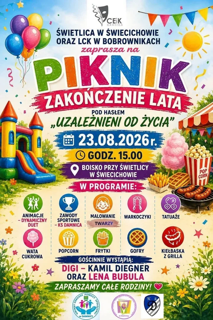 Rodzinny piknik w Święcichowie. Na boisku pojawią się także goście