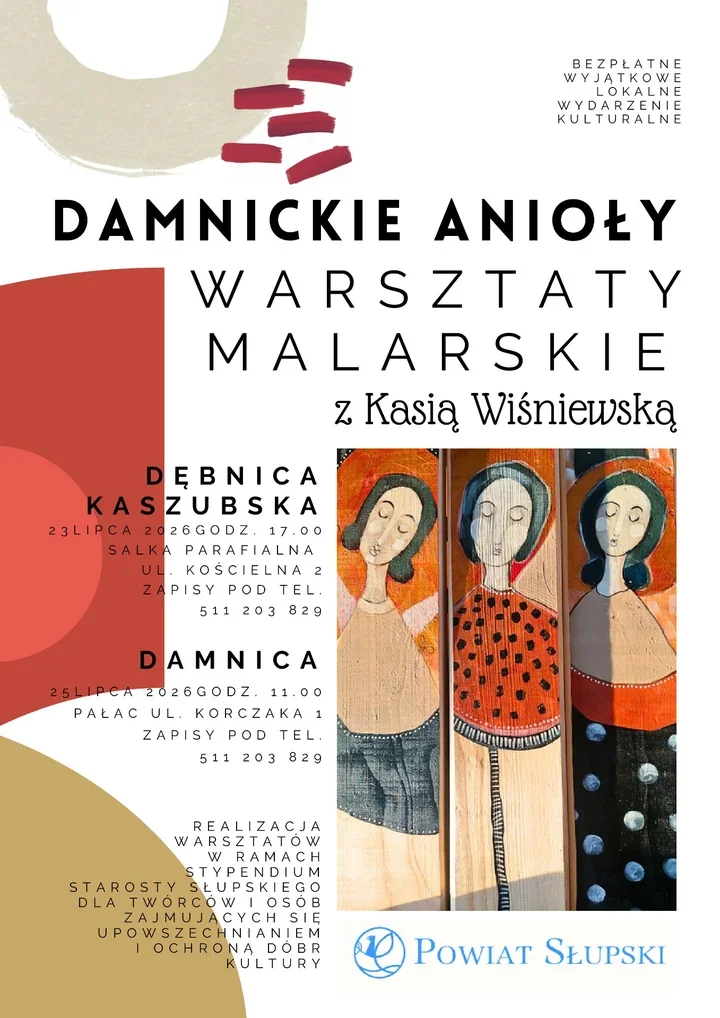 Anioły na drewnie połączą początkujących i doświadczonych malarzy