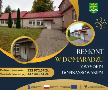 Klub Seniora w Domaradzu przejdzie remont. Unijne wsparcie pokryje większość kosztów