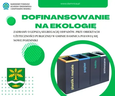 Prawie 30 tys. zł dla gminy Damnica. Pojemniki pojawią się przy świetlicach