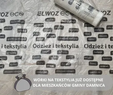 Worki na zużytą odzież wracają do Damnicy. Mieszkańcy dostaną je u sołtysów
