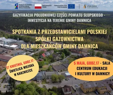 Gazociąg w gminie Damnica PSG wyjaśni zasady przyłączeń na spotkaniach