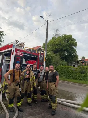 Wakacje nie zwalniają strażaków. OSP Damnica w akcji