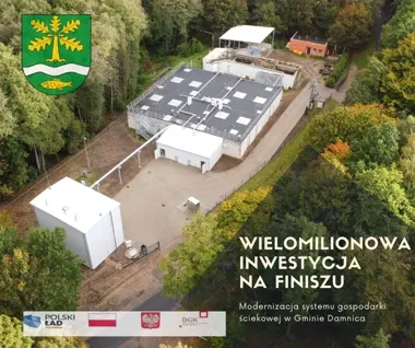 Koniec oczyszczalni w Bobrownikach coraz bliżej. W Damnicy trwa rozruch instalacji