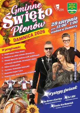 Wieńce, włoskie przeboje i potańcówka. Dożynki w Damnicy