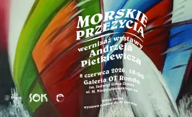 Morze zamknięte w farbie - słupski żeglarz maluje to, co czuje na skórze