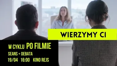 Po seansie w Słupsku rozmowa pójdzie tam, gdzie zwykle zapada cisza