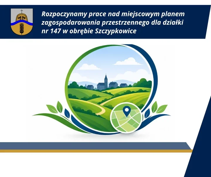 W Szczypkowicach rusza plan dla jednej działki. Zainteresowani mogą składać uwagi