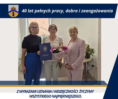 Cztery dekady pracy dla mieszkańców. Urszula Żłobińska świętuje jubileusz