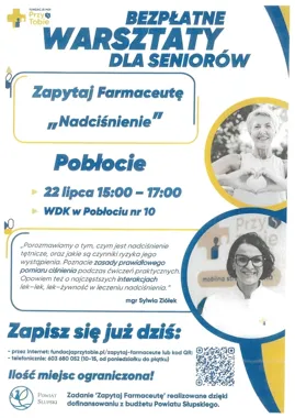 Astma i nadciśnienie bez tajemnic. Darmowe warsztaty w Pobłociu