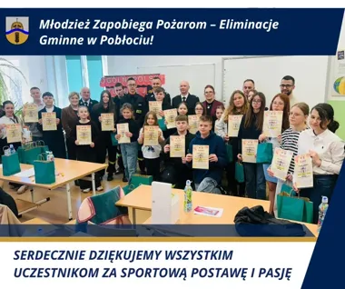 Młodzi strażacy pokazali klasę w Pobłociu podczas pożarniczych eliminacji