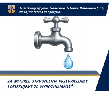 Dobra wiadomość dla czterech miejscowości Woda znów nadaje się do picia
