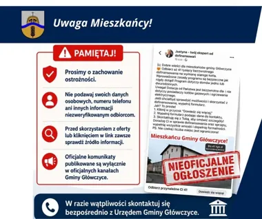 Reklama z budynkiem urzędu obiecuje 41 tys. zł. Gmina ostrzega