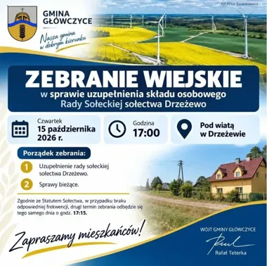 Drzeżewo uzupełni skład Rady Sołeckiej. Drugi termin już po kwadransie