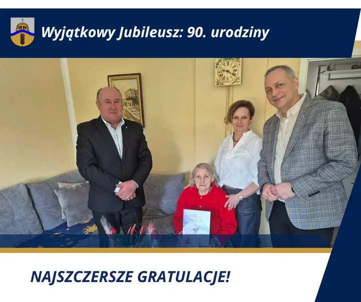 Urodzinowe życzenia dla pani Stanisławy ze Stowięcina – 90 lat doświadczeń
