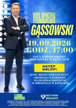 Wojciech Gąssowski zaśpiewa w Kępicach. Darmowe wejściówki już czekają