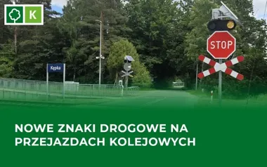 Świecące znaki STOP pojawiły się przy przejazdach. Mają wyhamować pośpiech
