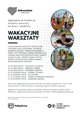 Wakacje w świetlicach ruszają pełną parą. Dzieci dostaną twórcze lato blisko domu