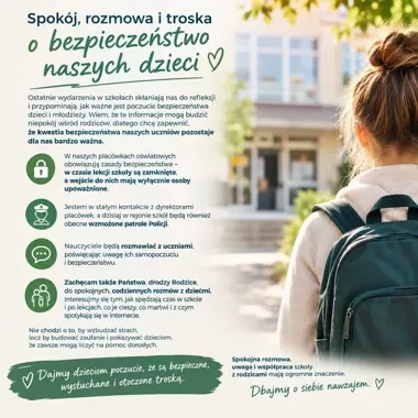 Szkoły w Słupsku zamknięte podczas lekcji. Są też patrole policji