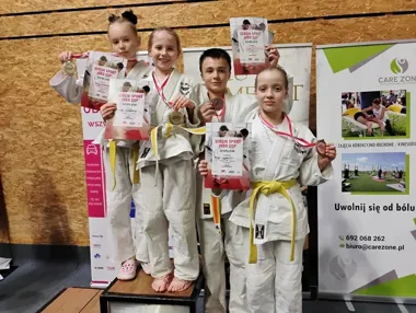 Młodzi judocy z Kończewa zdobyli cztery medale na turnieju w Ergo Arenie