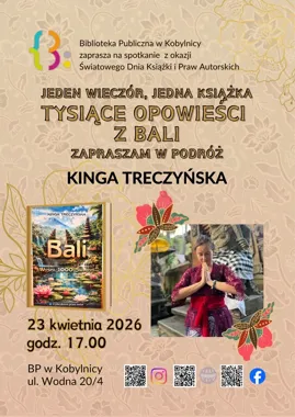 Bali wraca do biblioteki w Kobylnicy podczas święta książki