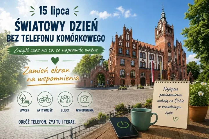 Godzina bez smartfona może zmienić rytm dnia w Słupsku