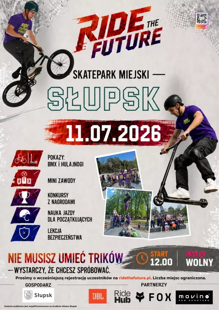 Skate Park zamieni się w sportowe centrum. Będzie jazda, pokaz i nauka bezpieczeństwa