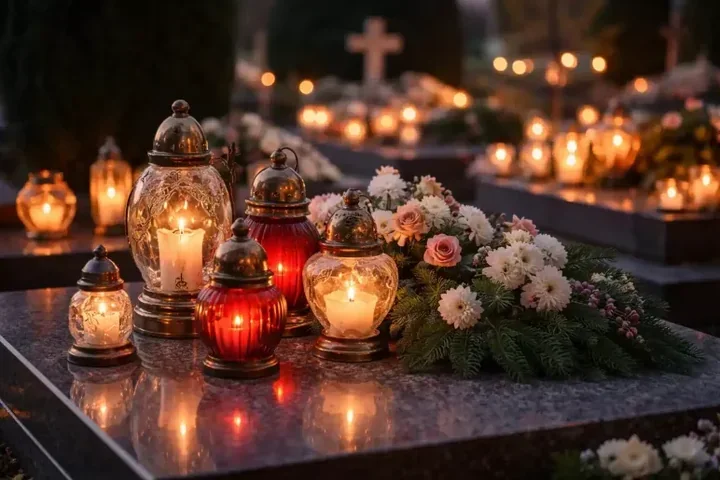 Na słupskich cmentarzach zostaje 190 ton odpadów. Znicze to nie wszystko