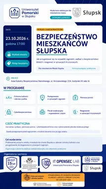 Bezpieczeństwo mieszkańców Słupska. Wykład pokaże, co robić w kryzysie