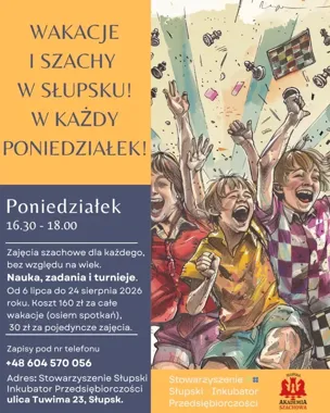 Szachy nie idą na urlop. W Słupsku czeka wakacyjny maraton dla juniorów