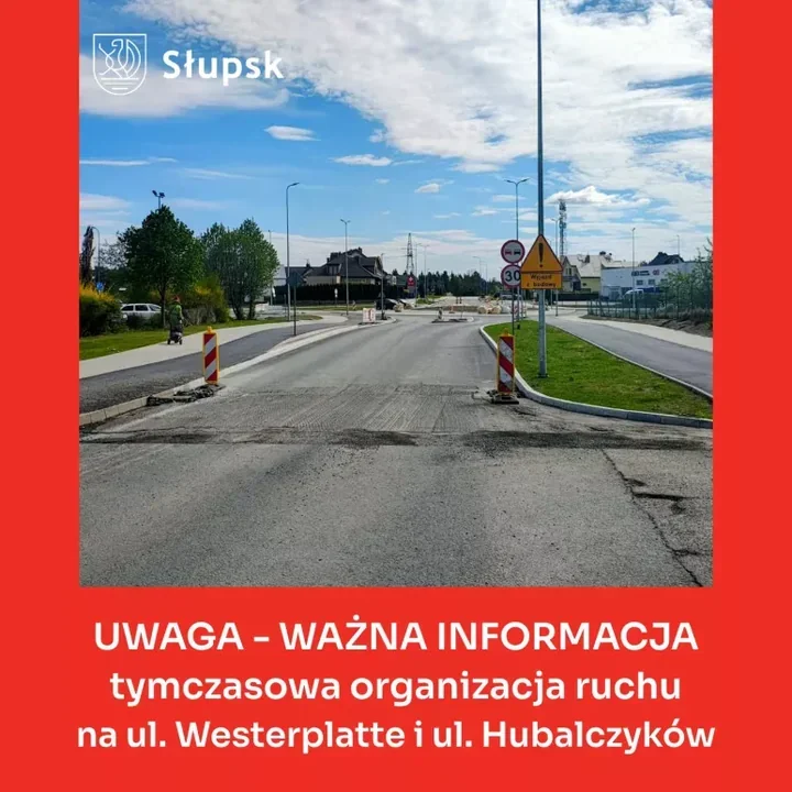 Dwa ważne utrudnienia w Słupsku. Kierowców czekają wahadło i zamknięcie