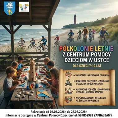 W Ustce rusza nabór na letnie półkolonie i pięć wakacyjnych turnusów